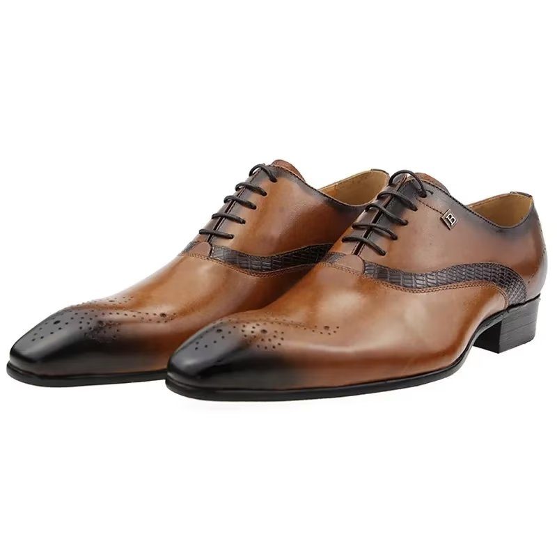 Mænds Formelle Sko Modish Bryllup Brogues - Brun