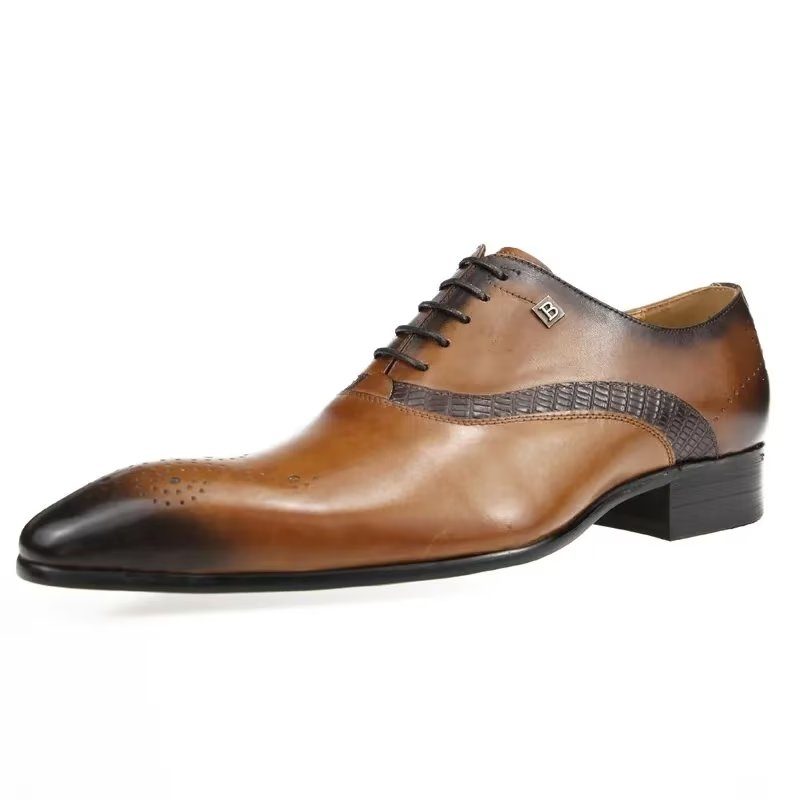 Mænds Formelle Sko Modish Bryllup Brogues - Brun