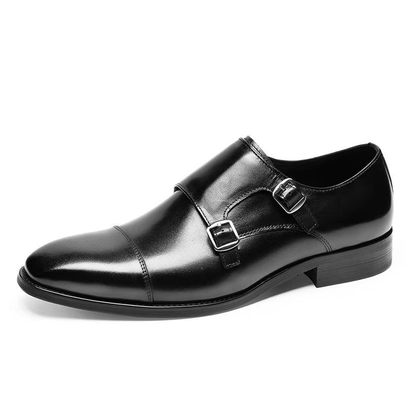 Mænds Formelle Sko Monkstrap Dress - Sort