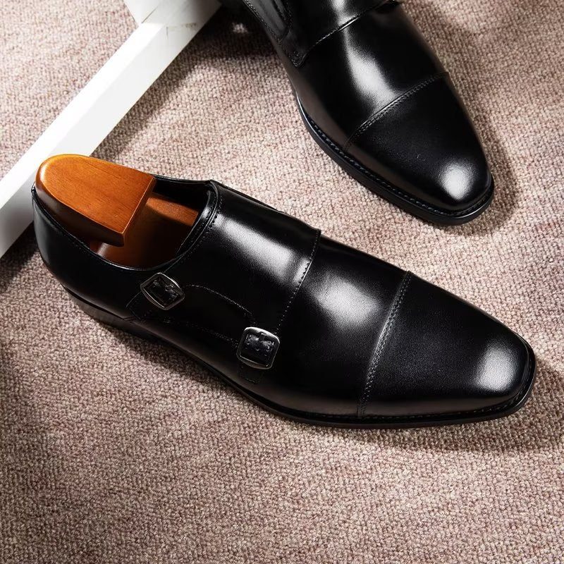 Mænds Formelle Sko Monkstrap Dress - Sort