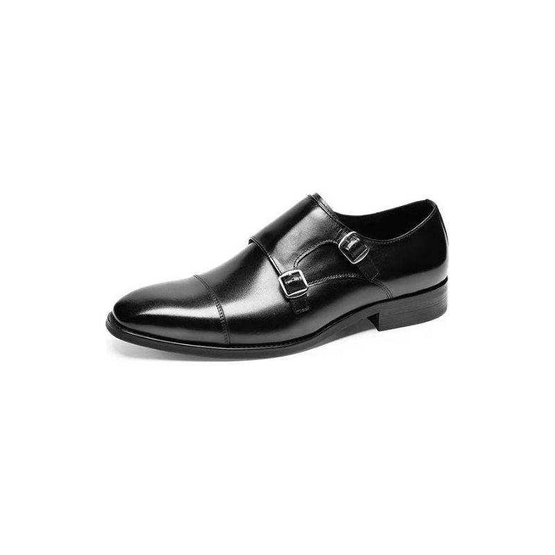 Mænds Formelle Sko Monkstrap Dress - Sort