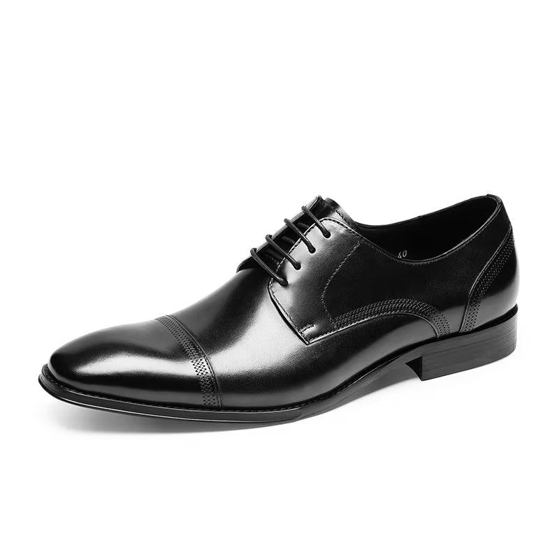 Mænds Formelle Sko Office Derbies Dress - Sort