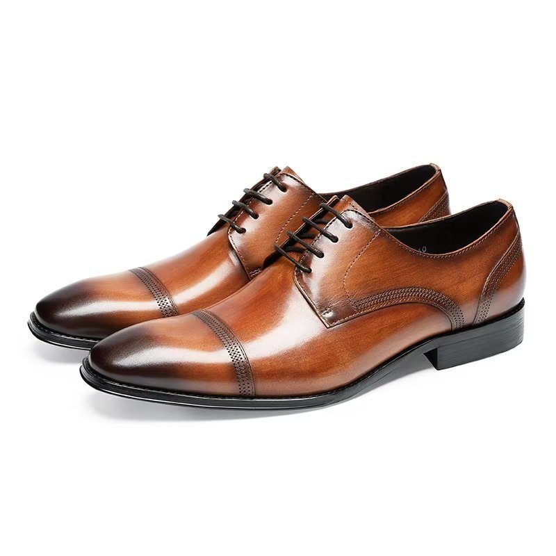 Mænds Formelle Sko Office Derbies Dress - Kaffe