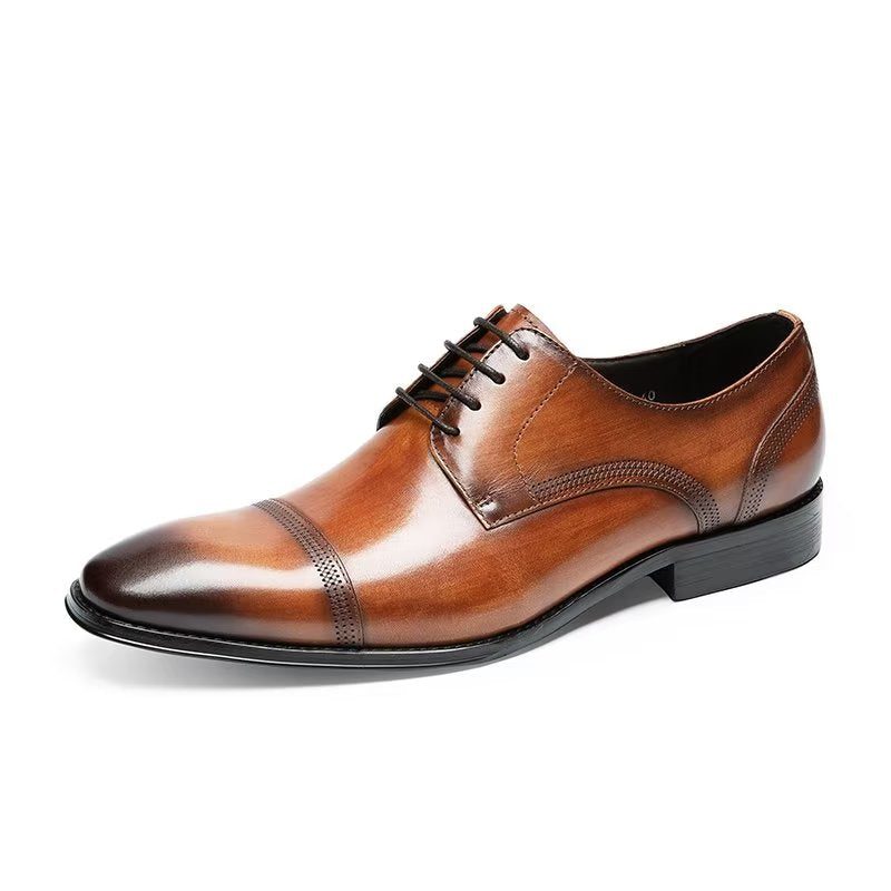 Mænds Formelle Sko Office Derbies Dress - Kaffe