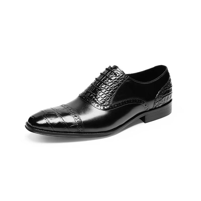 Mænds Formelle Sko Overdådige Croctex Oxford Dress - Sort