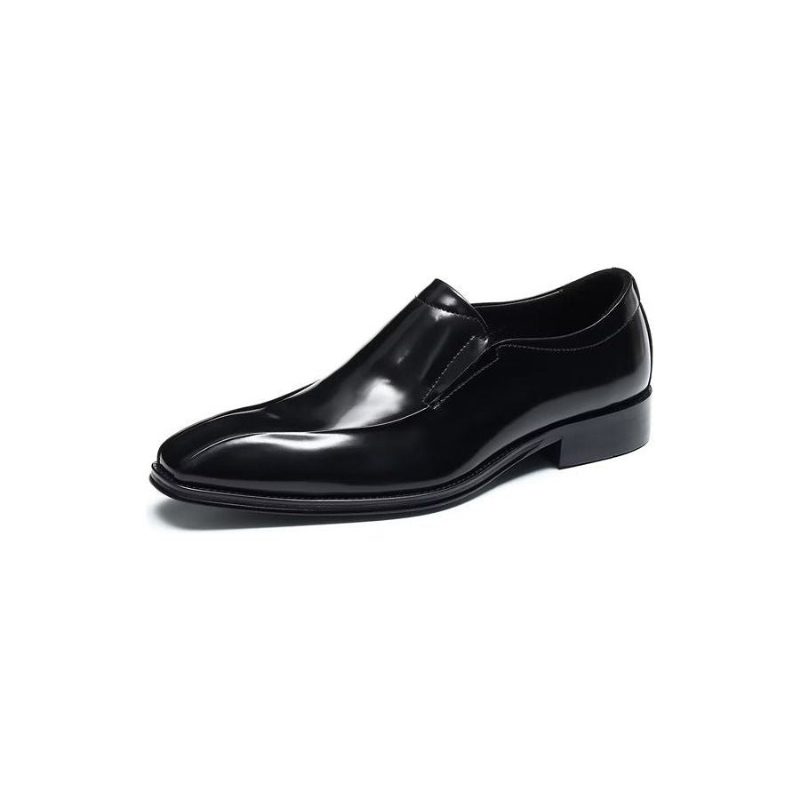 Mænds Formelle Sko Overdådige Luksus Slip-on Brogue Dress - Sort