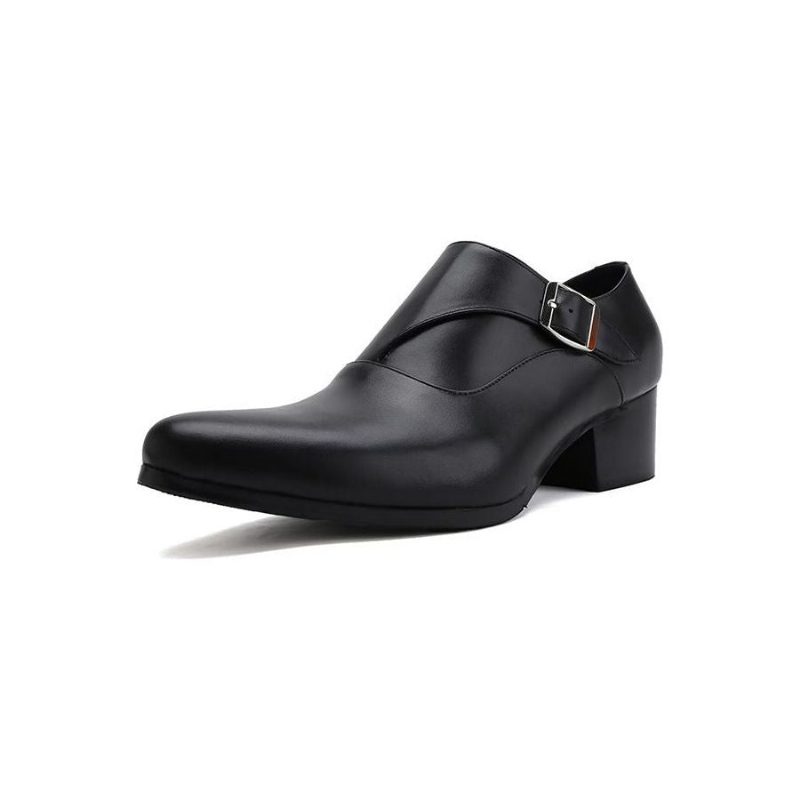 Mænds Formelle Sko Raffinerede Prægede Spidstå Monkstrap Dress