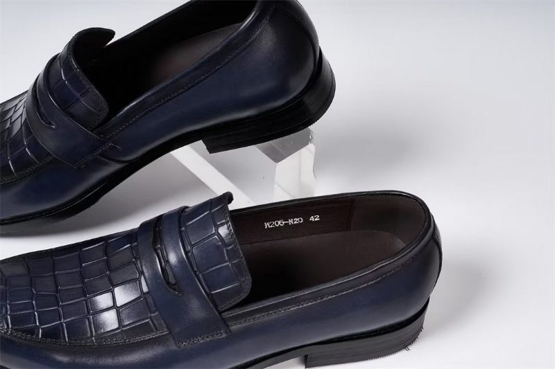 Mænds Formelle Sko Sartorial Splendor Slip-on Dress - Blå