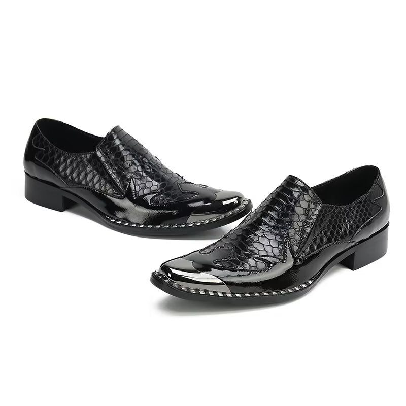 Mænds Formelle Sko Slip-on Kjole - Sort