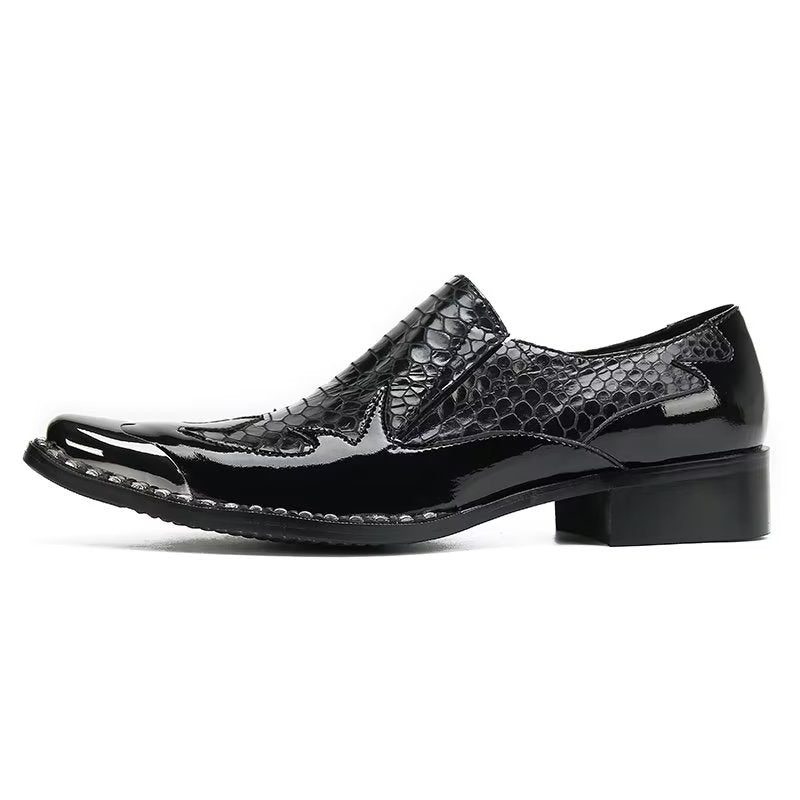 Mænds Formelle Sko Slip-on Kjole - Sort