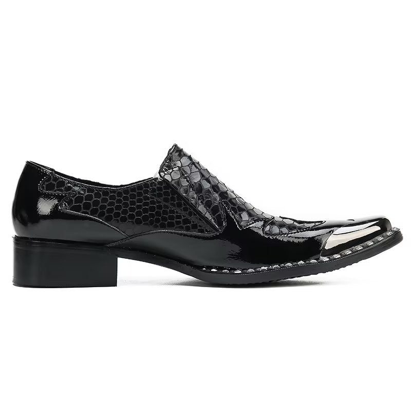 Mænds Formelle Sko Slip-on Kjole - Sort