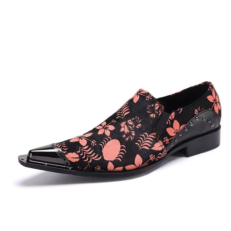 Mænds Formelle Sko Smart Slip-on Dress - Sort