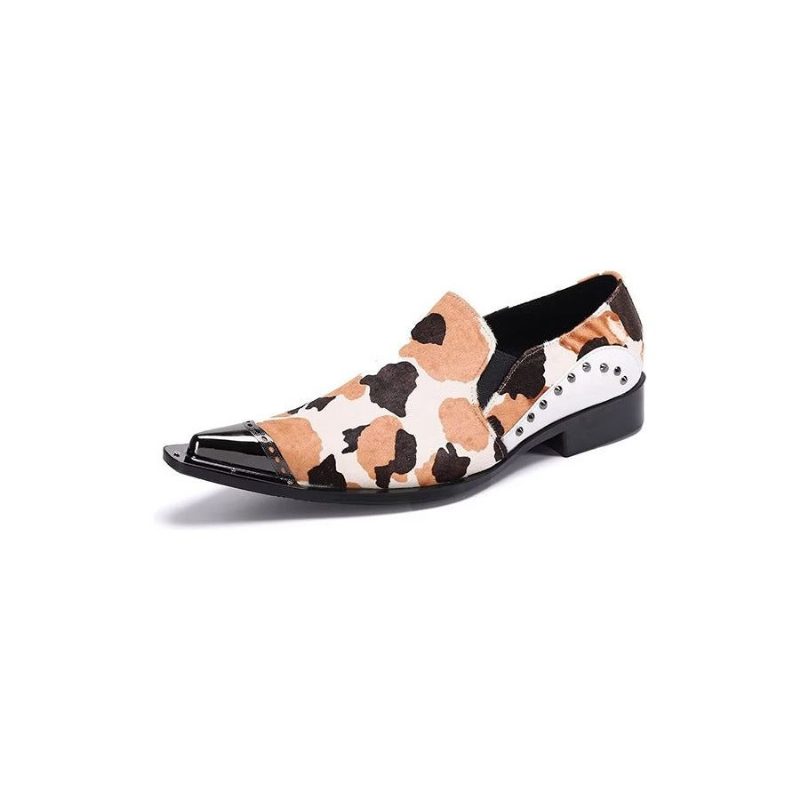 Mænds Formelle Sko Smart Slip-on Dress - Hvid