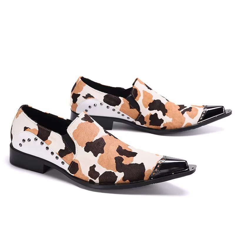 Mænds Formelle Sko Smart Slip-on Dress - Hvid