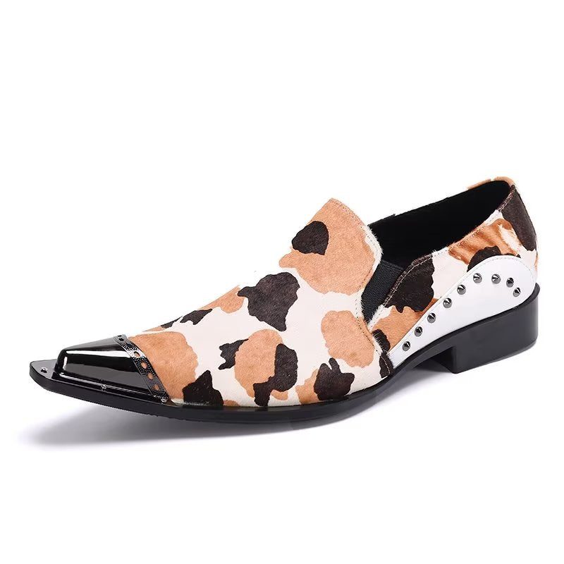 Mænds Formelle Sko Smart Slip-on Dress - Hvid