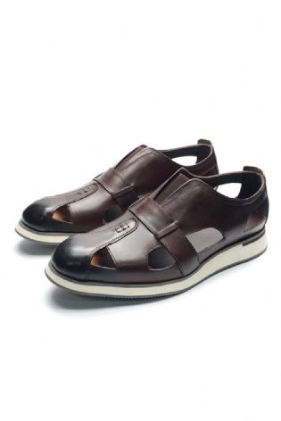 Mænds Fritidssko Chic Kolæder Elegante Slip-on Sandaler