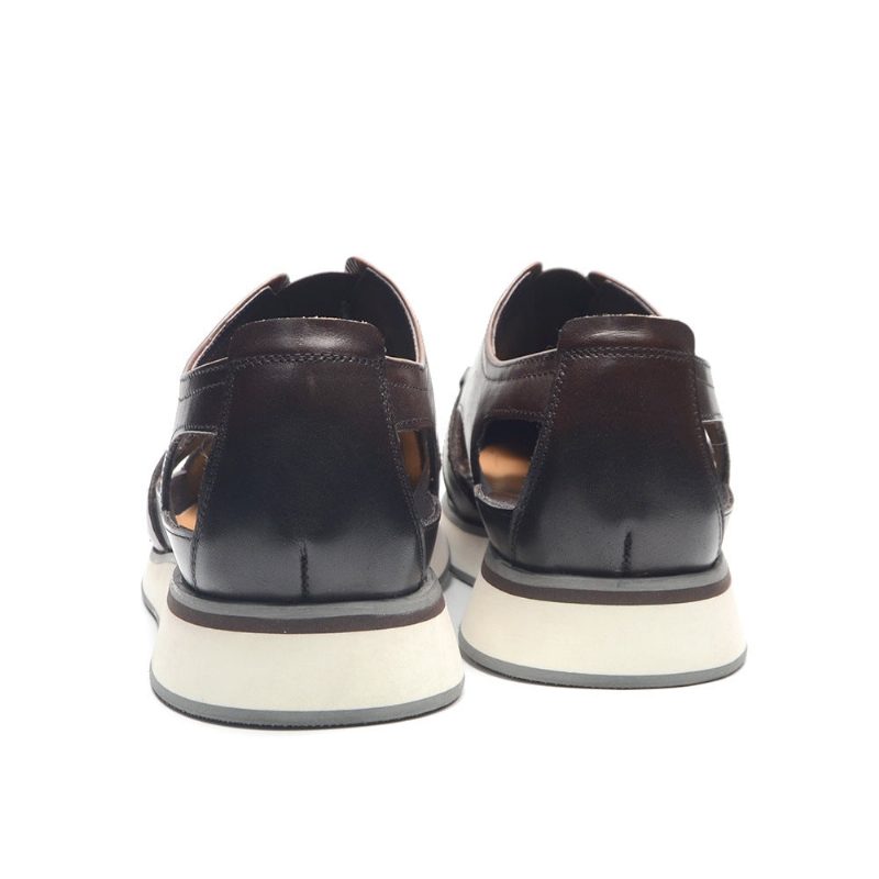 Mænds Fritidssko Chic Kolæder Elegante Slip-on Sandaler - Kaffe