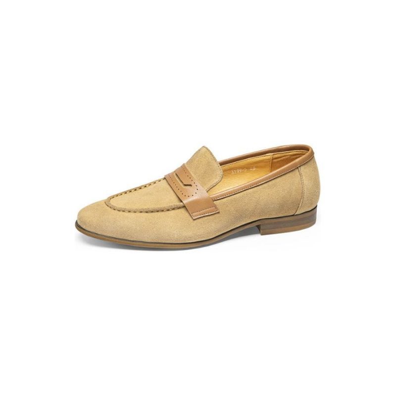 Mænds Fritidssko Klassiske Læder-slip-on Business Loafers