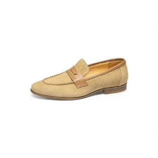 Mænds Fritidssko Klassiske Læder-slip-on Business Loafers