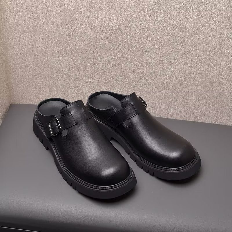 Mænds Fritidssko Klassiske Slip-on-sko - Sort