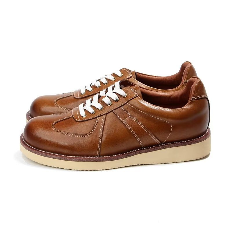 Mænds Fritidssko Modish High Top Fashion Sneakers - Brun