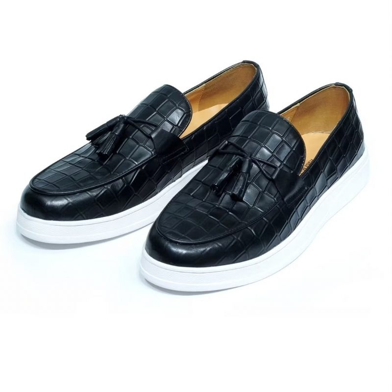 Mænds Fritidssko Modish Slip-ons - Sort