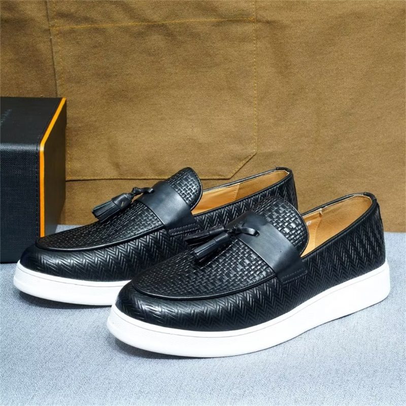 Mænds Fritidssko Slip-on Elegance - Sort