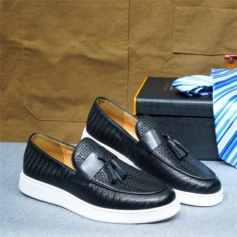 Mænds Fritidssko Slip-on Elegance - Sort