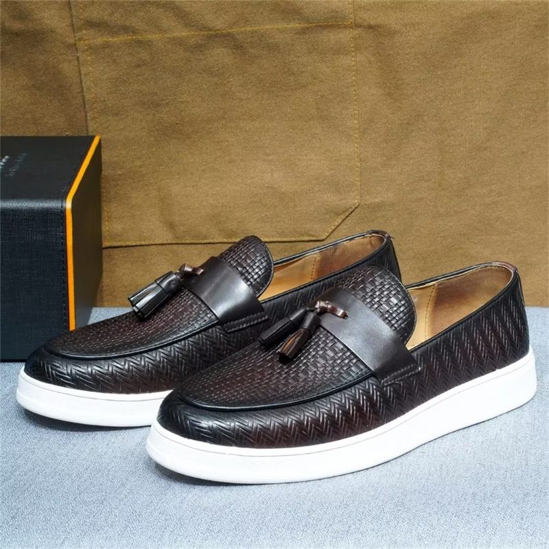 Mænds Fritidssko Slip-on Elegance - Kaffe