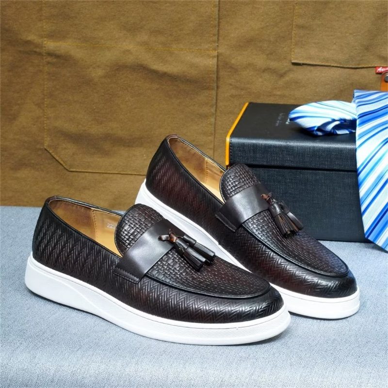 Mænds Fritidssko Slip-on Elegance - Kaffe