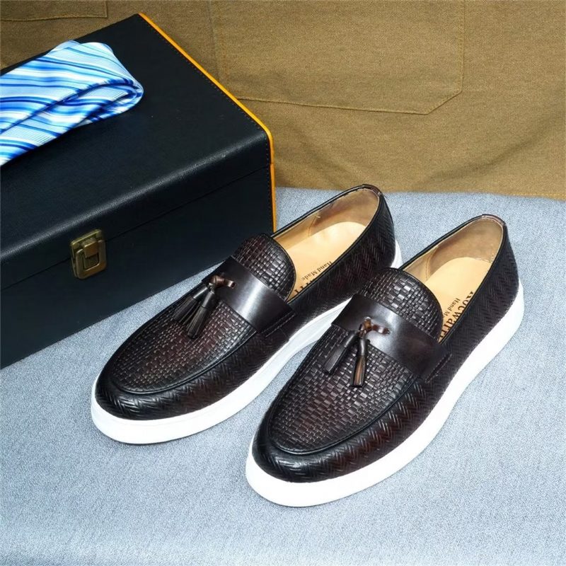 Mænds Fritidssko Slip-on Elegance - Kaffe