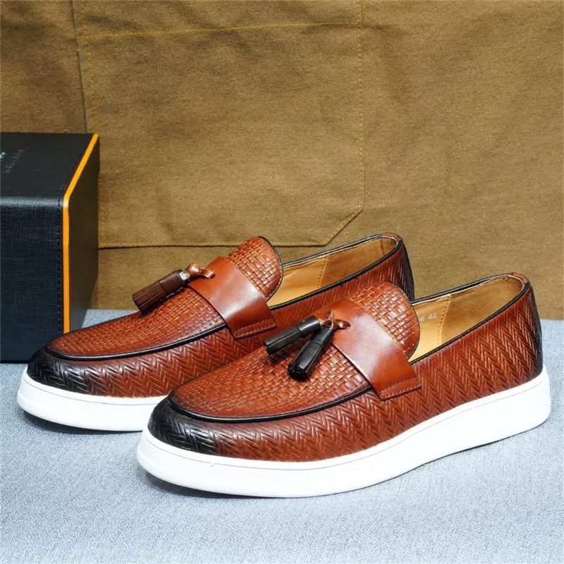 Mænds Fritidssko Slip-on Elegance - Brun