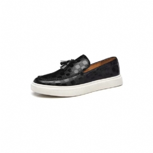 Mænds Fritidssko Slip-on Platform Tassel Sko