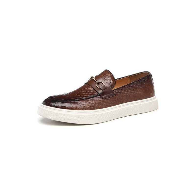 Mænds Fritidssko Slip-on Platformsko - Brun